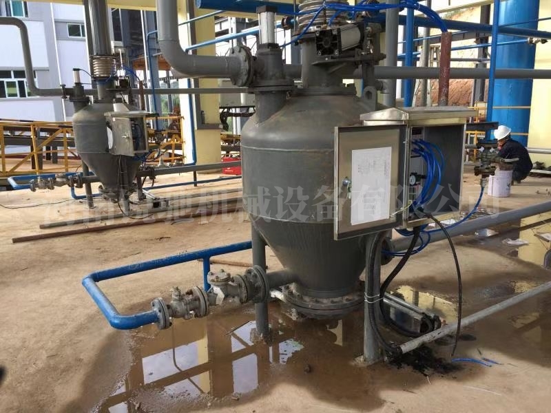 陕西气力输送仓泵现场